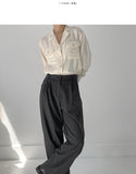 Isabelle pocket loose fit blouse