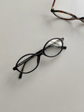 Nerd Round Horn-Rimmed Glasses