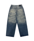 Multi Brush Washed Denim
