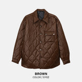 Shine Quilting Padded Shirt Jumper