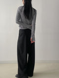 Stripe Warmer Turtleneck T-Shirt