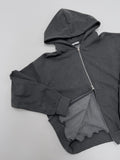 Biz Pigment Overfit Hooded Zip-Up