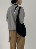 Greek V-neck Loose Fit Sweatshirt