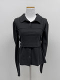 [Bustier SET] Serine Rib Cardigan T-shirt
