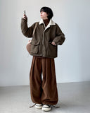 Suede Fur Mustang Jacket
