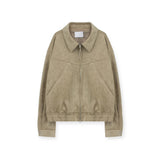 IL Cut Suede Quilted Jacket