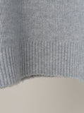 [Premium] Side Slit Half-Neck Knit Tee