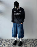 Dirty Washed Collar Long Sleeve