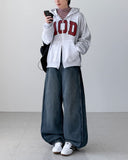 Colin Lettering Hood Zip-Up