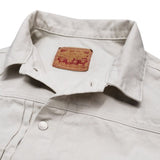 Cotton pocket trucker jacket