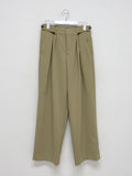 [unisex] Polka Two-tuck Bijo Wide Slacks
