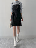 Sheer High Neck Tie Blouse