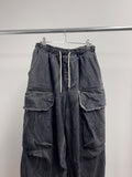 Wave Washed Balloon Cargo Denim