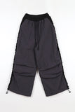 Berry flower frill pants