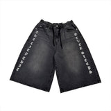 Able Lettering Bermuda Denim