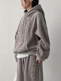 [unisex] Numbering Pigment Overfit Hood T-shirt