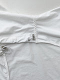 Hooded nylon bolero jumper