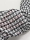 Linen Gingham Check Overfit Shirt