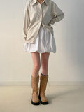 Padded Pumpkin Mini Skirt