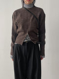 Stripe Warmer Turtleneck T-Shirt