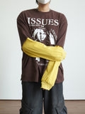 ISSUES Layered Over Long Sleeve Tee