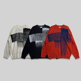 Hand Paint Crossing Over Knit