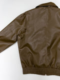 Edison Leather Overfit Blouson Jumper