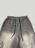 Raw Vintage Gray Tin Bermuda Denim