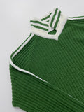 Waffle Collar Overfit Knit