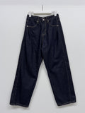 [non-fade] Pocket Selvedge Wide Denim Pants