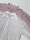 Sion Tencel See-through Over Fit Blouse