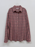 [unisex] Fuzzy Check Overfit Shirt