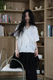 Wave Frill Shirt Blouse