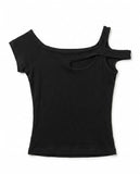 CUTOUT STRAP T-SHIRT