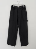 [unisex] Pintuck Carpenter Adjust Wide Pants