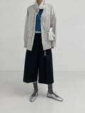 Meir Non-Obi Bermuda Slacks