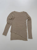 Crople Boat Neck Loose Fit Long Knit