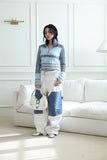 Eyelet line tee