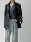 Rutting Wrap Unbalanced Knit Cardigan