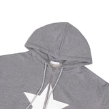 One star hoodie zip-up