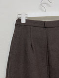 Lehman Wool Pleated Long Skirt