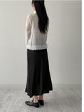 Satin Mermaid Long Skirt