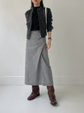 Biker Overfit Short Leather Jacket