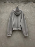 Pigment Washing Boxy Hoodie