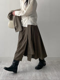 Lander Unbalanced Flare Skirt
