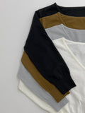 Soft V-neck Crop Knit