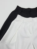 Kalin pleated wide slacks