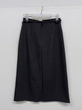 [Belt SET] Turin H-line wrap skirt