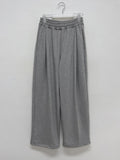 One tuck banding training wide pants
