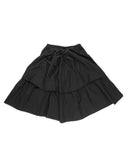 STRING LAYERED FLARE SKIRT